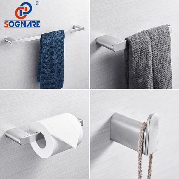 bath accessory set sognare 304 stainless steel bathroom accessories single towel bar, robe hook, paper holder hardware sets nickel brushed
bath accessory set sognare 304 stainless steel bathroom accessories single towel bar, robe hook, paper holder hardware sets nickel brushed