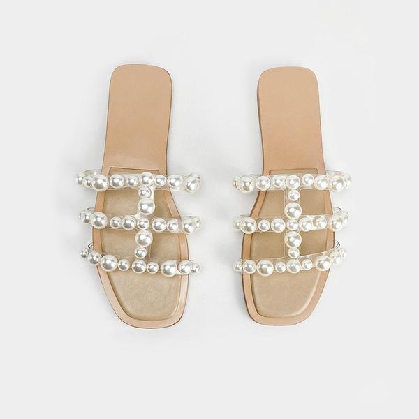 slippers shoes women string bead flat transparent heel shale female beach luxury slides soft sabot designer rome bonded leather, Black
slippers shoes women string bead flat transparent heel shale female beach luxury slides soft sabot designer rome bonded leather, Black