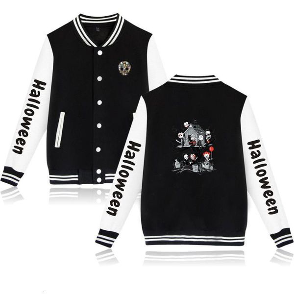 men's jackets movie halloween kills terror killer michael myers 2d print sweatshirt casual baseball jacket men/women clothes 85bw, Black;brown
men's jackets movie halloween kills terror killer michael myers 2d print sweatshirt casual baseball jacket men/women clothes 85bw, Black;brown