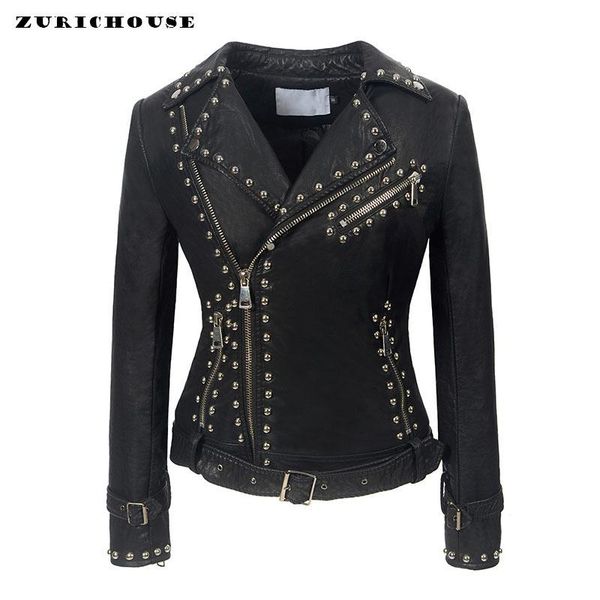 women's leather & faux zurichouse biker jacket woman black fashion sashes motorcycle zipper coat punk rivet women
women's leather & faux zurichouse biker jacket woman black fashion sashes motorcycle zipper coat punk rivet women
