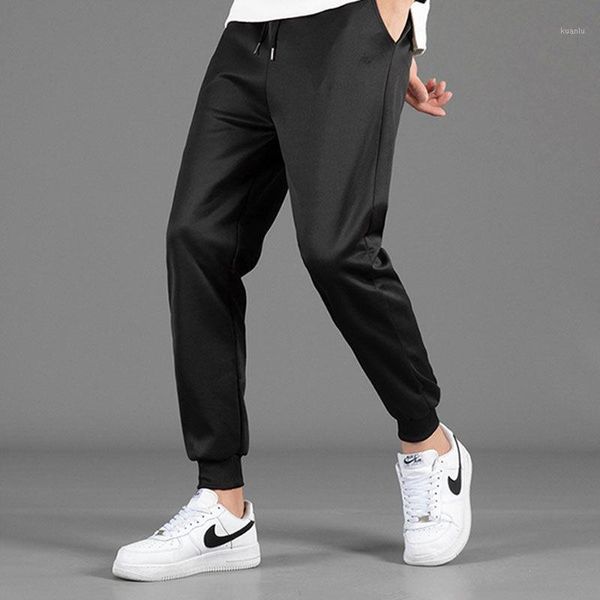 men's pants summer nine-point trousers and 2021 loose wild trend sports thin men, Black
men's pants summer nine-point trousers and 2021 loose wild trend sports thin men, Black