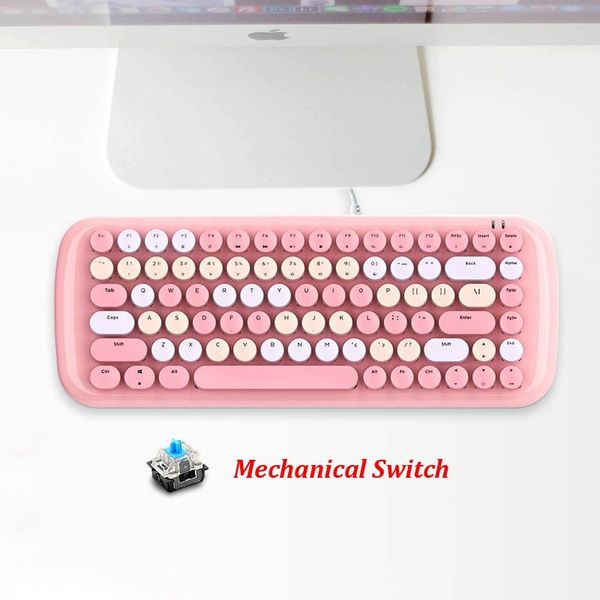mofii green axis gaming wired mechanical keyboard girl cute retro round keycap usb office suitable for notebook deskkeyboards
mofii green axis gaming wired mechanical keyboard girl cute retro round keycap usb office suitable for notebook deskkeyboards