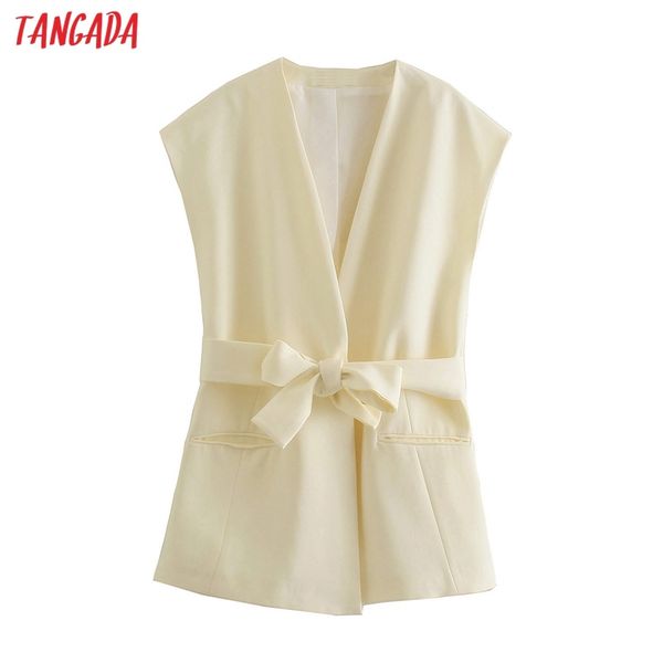 women fashion elegant office lady beige vest with slash v neck sleeveless female waistcoat chic qd22 210416, Black;brown
women fashion elegant office lady beige vest with slash v neck sleeveless female waistcoat chic qd22 210416, Black;brown