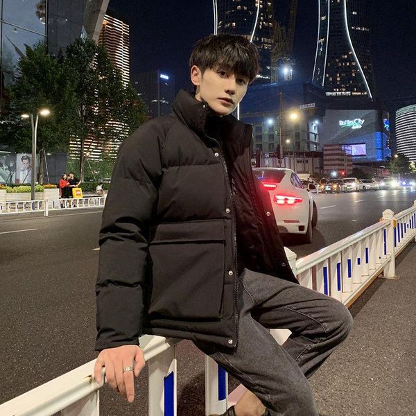 men's down & parkas 2021 winter men fashion casual thick cotton padded jacket zipper slim coats parka stand collar outwear warm jackets, Black
men's down & parkas 2021 winter men fashion casual thick cotton padded jacket zipper slim coats parka stand collar outwear warm jackets, Black
