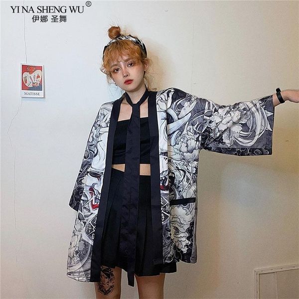 cardigan kimono harajuku anime for women men cosplay yukata female streetwear traditional haori coat belt three quarter print ethnic clothin, Red
cardigan kimono harajuku anime for women men cosplay yukata female streetwear traditional haori coat belt three quarter print ethnic clothin, Red