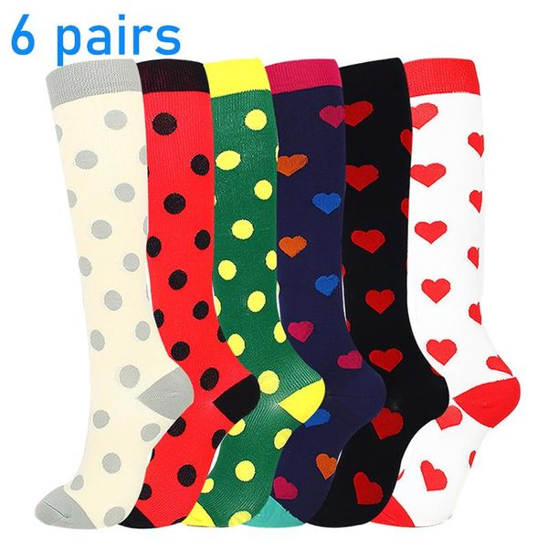 compression stockings cycling sock 6 pairs per set compress women men socks running sports entertainment, Black
compression stockings cycling sock 6 pairs per set compress women men socks running sports entertainment, Black