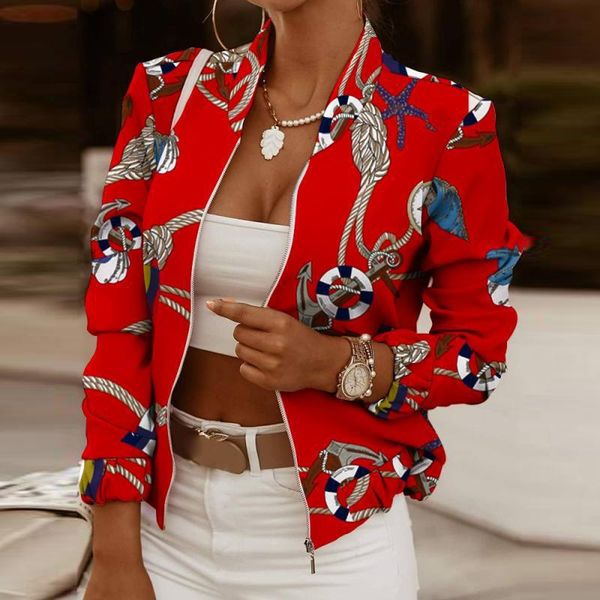 women's jackets women autumn printed zipper coat casual long sleeve 2021 vintage office female jacket elegant fashion streetwear outwea, Black;brown
women's jackets women autumn printed zipper coat casual long sleeve 2021 vintage office female jacket elegant fashion streetwear outwea, Black;brown