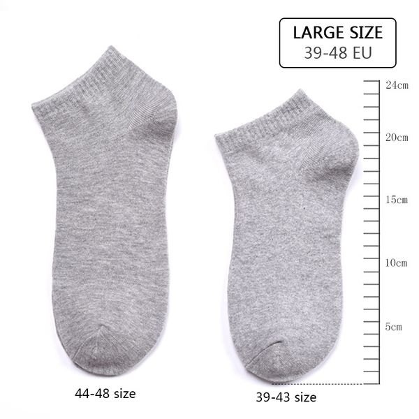 10pairs/lot large size men socks cotton 44 45 47 48 breathable boat short summer business male big 210727, Black
10pairs/lot large size men socks cotton 44 45 47 48 breathable boat short summer business male big 210727, Black