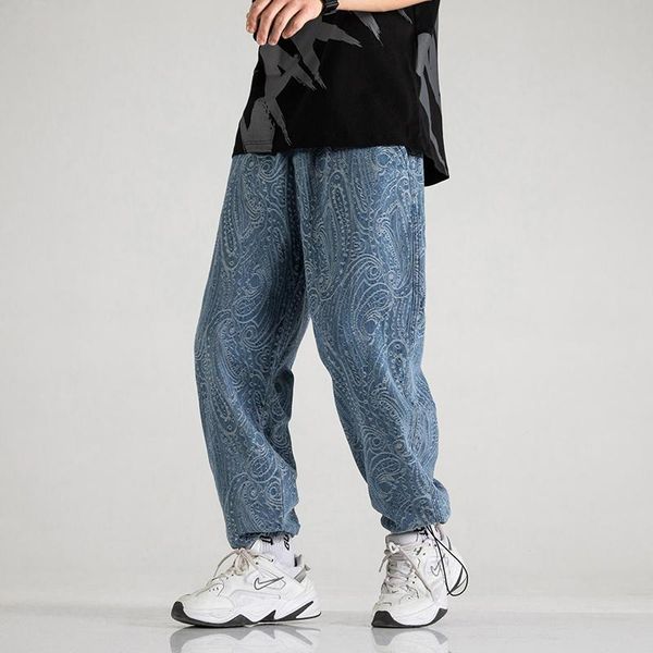 men's pants casual oversize jeans 2021 fashion man korean streetwear denim male hip hop, Black
men's pants casual oversize jeans 2021 fashion man korean streetwear denim male hip hop, Black