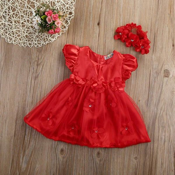 girl's dresses 2pcs infant baby girl wedding party princess tutu dress+headband clothes, Red;yellow
girl's dresses 2pcs infant baby girl wedding party princess tutu dress+headband clothes, Red;yellow