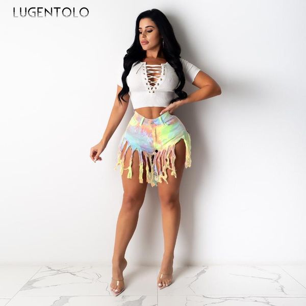women's gradient jeans summer casual tassled trend short straight street fashion female lugentolo, Blue
women's gradient jeans summer casual tassled trend short straight street fashion female lugentolo, Blue