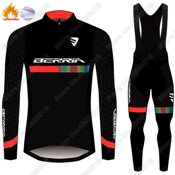 racing sets 2021 berria cycling jersey set winter thermal fleece clothing long sleeve men road bike suit uniform mtb maillot culotte, Black;blue
racing sets 2021 berria cycling jersey set winter thermal fleece clothing long sleeve men road bike suit uniform mtb maillot culotte, Black;blue