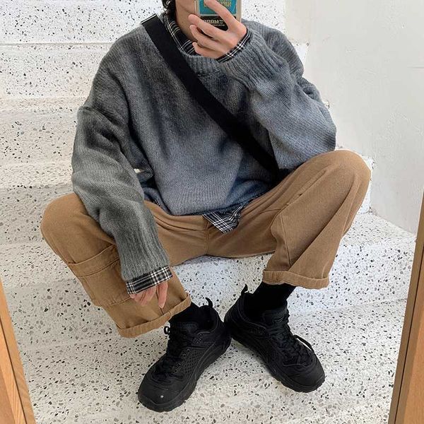 men's sweaters winter thick sweater warm fashion tie dyed printing casual knit man loose long-sleeved pullover male clothes 0vx9, White;black
men's sweaters winter thick sweater warm fashion tie dyed printing casual knit man loose long-sleeved pullover male clothes 0vx9, White;black