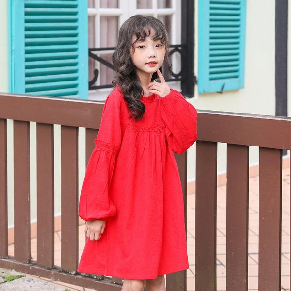 girl's dresses 2021 spring autumn big girl dress lantern sleeve baby princess kids toddler cotton clothes leisure cute, Red;yellow
girl's dresses 2021 spring autumn big girl dress lantern sleeve baby princess kids toddler cotton clothes leisure cute, Red;yellow