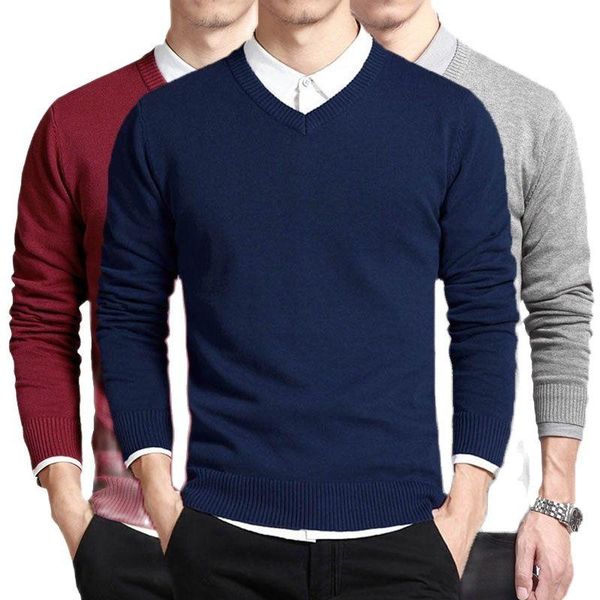 men's sweaters cotton sweater men long sleeve pullovers outwear v neck male fashion brand loose fit knitting clothing korean style, White;black
men's sweaters cotton sweater men long sleeve pullovers outwear v neck male fashion brand loose fit knitting clothing korean style, White;black