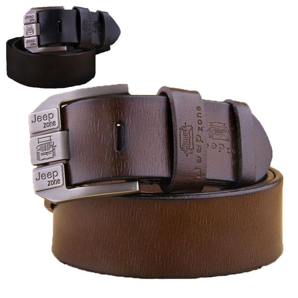 men genuine leather belt alloy metal pin buckle designer belts waist strap male for jeans design cintos masculinos, Black;brown
men genuine leather belt alloy metal pin buckle designer belts waist strap male for jeans design cintos masculinos, Black;brown