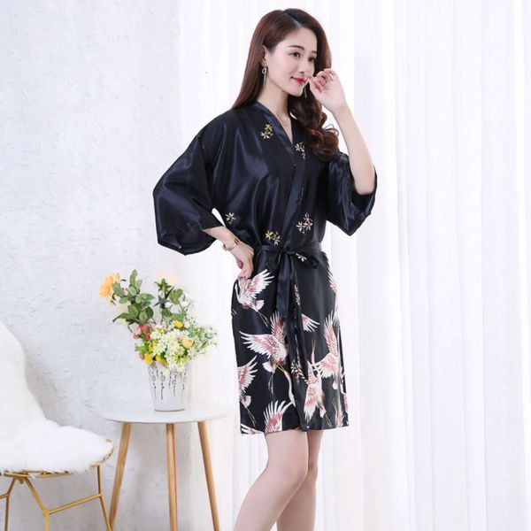 bathrobe women's silk like cardigan bathrobe short bridesmaid morning gown simple fashion home dress
bathrobe women's silk like cardigan bathrobe short bridesmaid morning gown simple fashion home dress