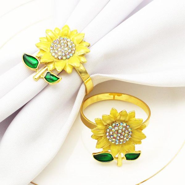 sunflower napkin holder rings metal diamond adornment for christmas thanksgiving day birthday
sunflower napkin holder rings metal diamond adornment for christmas thanksgiving day birthday
