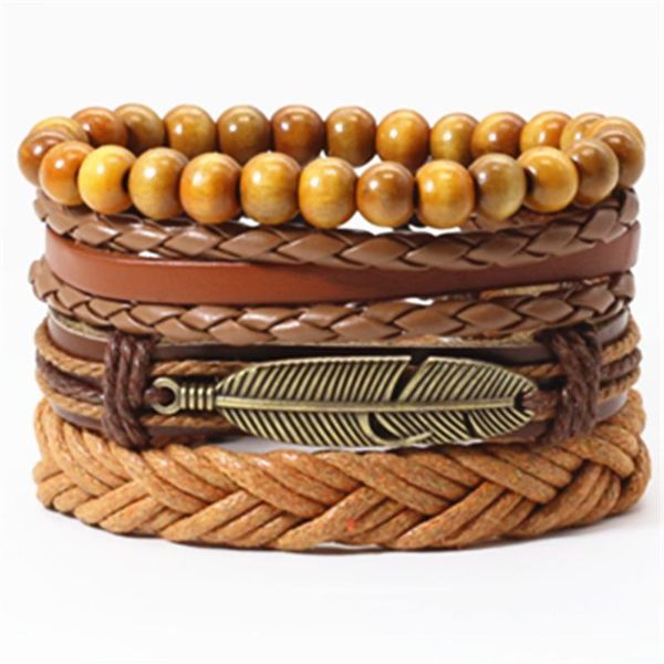 tennis khaki leaf beads green rope woven multilayer leather bracelets set men women homme fashion jewelry accessories, Golden;silver
tennis khaki leaf beads green rope woven multilayer leather bracelets set men women homme fashion jewelry accessories, Golden;silver