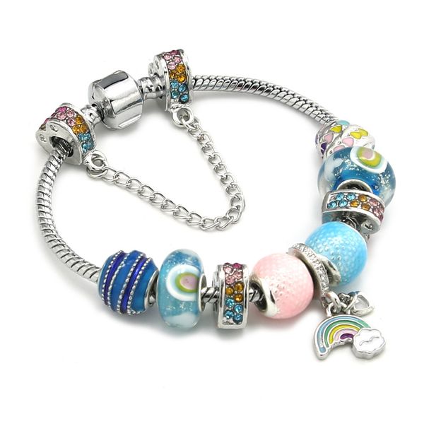 souvenirs hand catenary pan jiatong rainbow series glass large hole diamond inlaid alloy diy beaded bracelet 12
souvenirs hand catenary pan jiatong rainbow series glass large hole diamond inlaid alloy diy beaded bracelet 12
