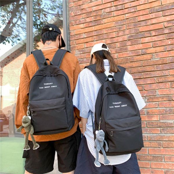 backpack waterproof lapwomen's college female rucksack couple bag ins travel pack men solid color school
backpack waterproof lapwomen's college female rucksack couple bag ins travel pack men solid color school