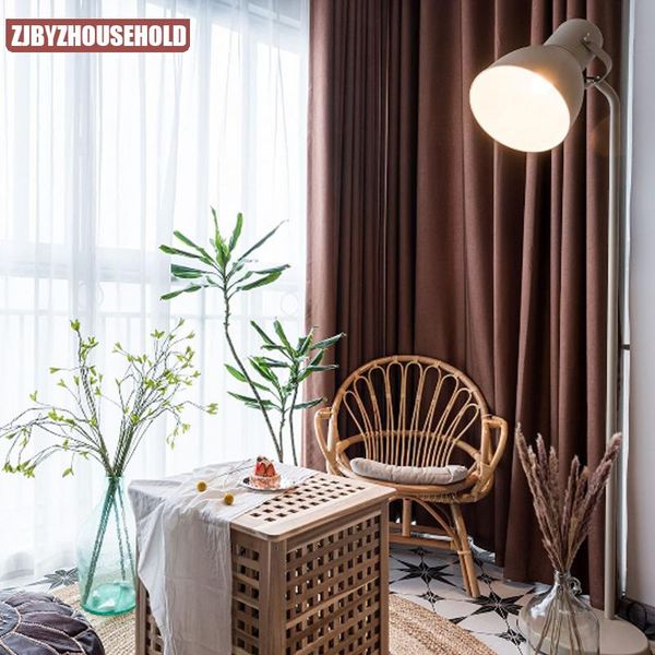 curtain & drapes japanese style simple modern dark brown cotton linen blackout curtains bedroom living room balcony study
curtain & drapes japanese style simple modern dark brown cotton linen blackout curtains bedroom living room balcony study