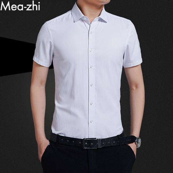 men's casual shirts men shirt summer short sleeve korean fashion business work formal slim fit youth, White;black
men's casual shirts men shirt summer short sleeve korean fashion business work formal slim fit youth, White;black