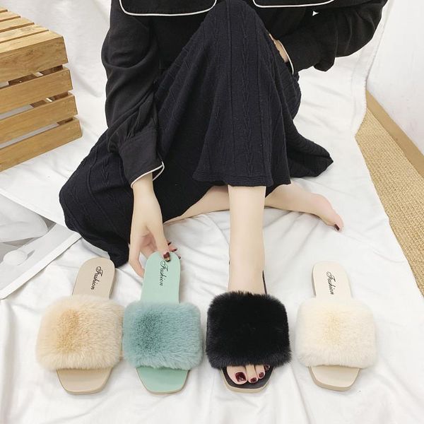 autumn and winter women manual wool slippers 100% natural sheepskin warm soft none-slip will not degummed with technology, Black 
autumn and winter women manual wool slippers 100% natural sheepskin warm soft none-slip will not degummed with technology, Black