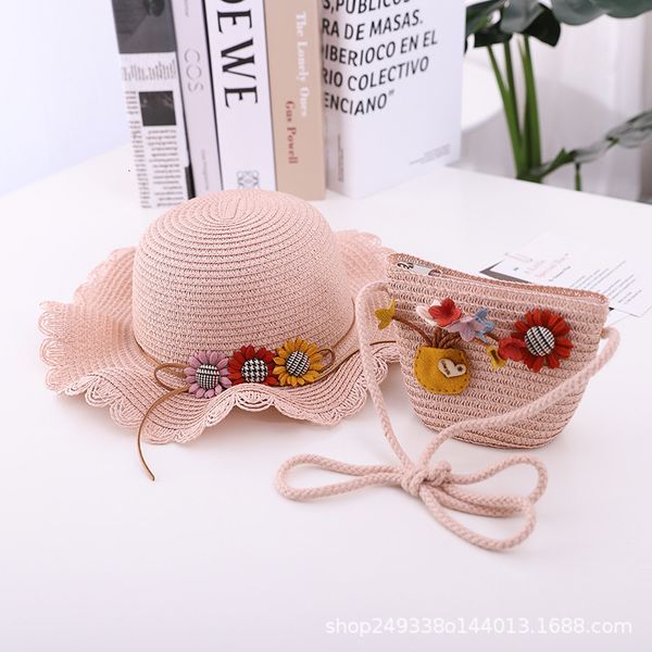 spring and summer new straw hat woven bag set sunscreen cap lovely flower small fresh travel sunshade, Blue;gray
spring and summer new straw hat woven bag set sunscreen cap lovely flower small fresh travel sunshade, Blue;gray