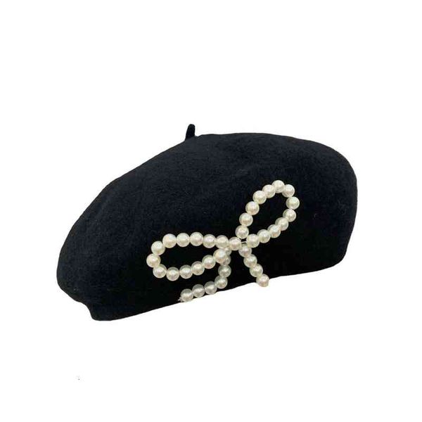 beilei hat black hat autumn winter versatile bow pearl wool ouyang district painter, Blue;gray
beilei hat black hat autumn winter versatile bow pearl wool ouyang district painter, Blue;gray