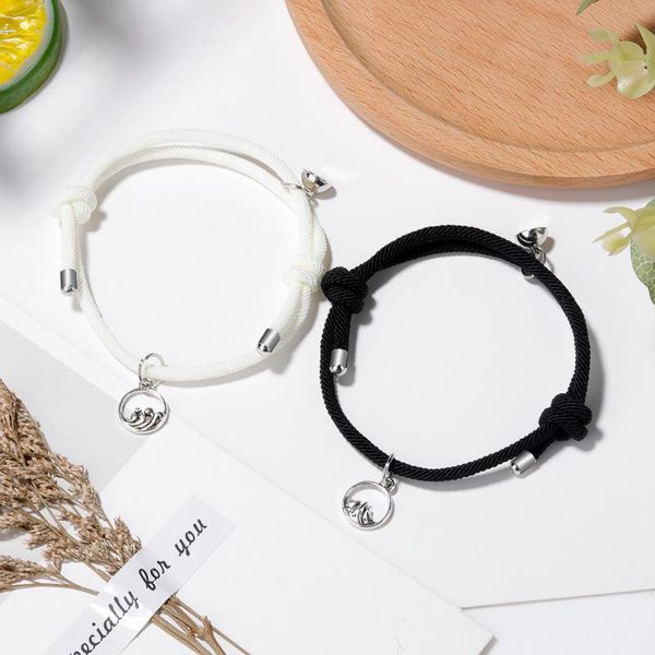 link, chain 2021 product magnet mountain alliance oath bracelet couple adjustable hand strap bracelets men's and women's jewelry g, Black
link, chain 2021 product magnet mountain alliance oath bracelet couple adjustable hand strap bracelets men's and women's jewelry g, Black