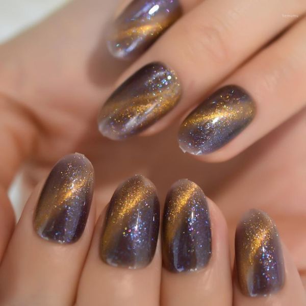 sky bling fake nails galaxy shimmer glitter gel hand painted nail art tips oval round medium press fingernails 241, Red;gold
sky bling fake nails galaxy shimmer glitter gel hand painted nail art tips oval round medium press fingernails 241, Red;gold