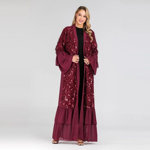 women's trench coats autumn women v-neck chiffon full sleeve sequins with belt big swing long open stitch robe office lady 1737, Tan;black
women's trench coats autumn women v-neck chiffon full sleeve sequins with belt big swing long open stitch robe office lady 1737, Tan;black