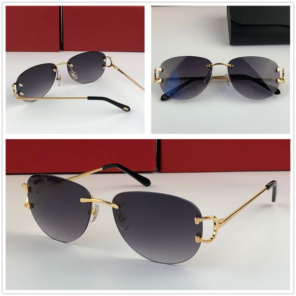 luxury men designer aviator glasses sunglasses fashion outdoor modern men3456631frameless design small frame retro zonnebril sun avant- twno, White;black
luxury men designer aviator glasses sunglasses fashion outdoor modern men3456631frameless design small frame retro zonnebril sun avant- twno, White;black