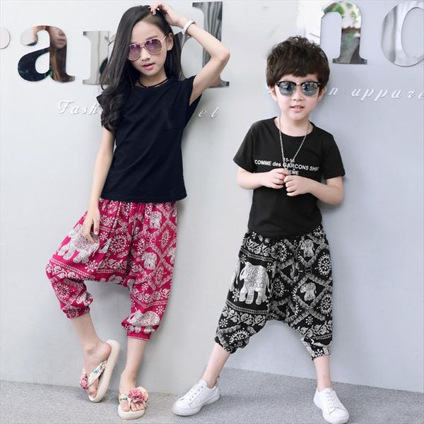 bohemian parent child harem pants mother kids boys girls summer casual cotton silk bloomers mosquito elephant trousers, Blue
bohemian parent child harem pants mother kids boys girls summer casual cotton silk bloomers mosquito elephant trousers, Blue