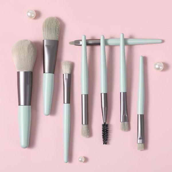 makeup brushes 8pcs mini wood handle cosmetic set transparent bag packaging foundation powder highlighter eyeshadow brush
makeup brushes 8pcs mini wood handle cosmetic set transparent bag packaging foundation powder highlighter eyeshadow brush