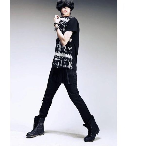 men's pants korean version of the slim high-waisted fashion personality design forefront series, Black
men's pants korean version of the slim high-waisted fashion personality design forefront series, Black