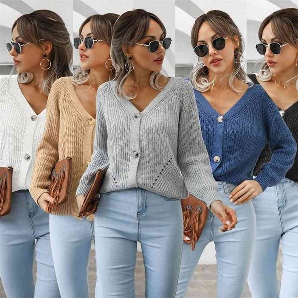 winter korean knit casual cardiagns autumn sweater for women's solid color v-neck lantern sleeve button knitted cardigan 210517, White
winter korean knit casual cardiagns autumn sweater for women's solid color v-neck lantern sleeve button knitted cardigan 210517, White