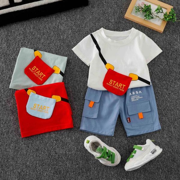 clothing sets 2021 summer baby girls toddler boys satchel patchwork t-shirt+ tooling shorts handsome suit infant kids clothes, White
clothing sets 2021 summer baby girls toddler boys satchel patchwork t-shirt+ tooling shorts handsome suit infant kids clothes, White