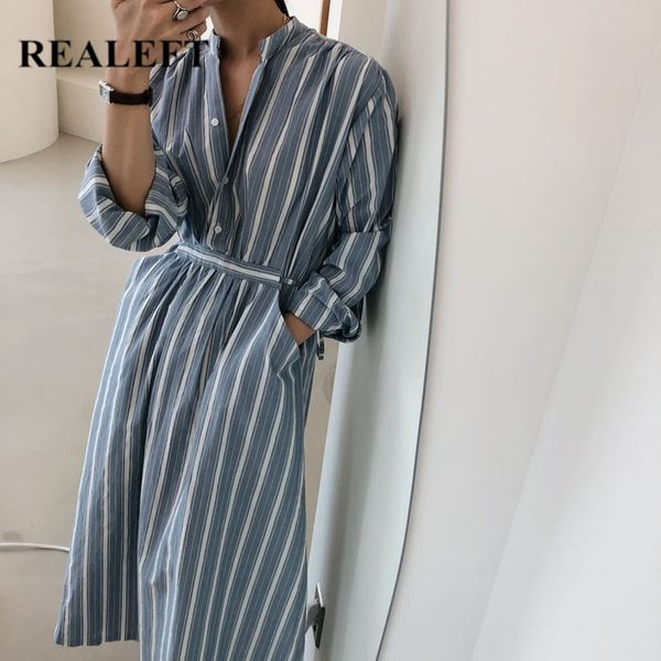 vintage striped women's shirts dress long sleeve single breasted loose es high waist chic pocket 210428, Black;gray
vintage striped women's shirts dress long sleeve single breasted loose es high waist chic pocket 210428, Black;gray