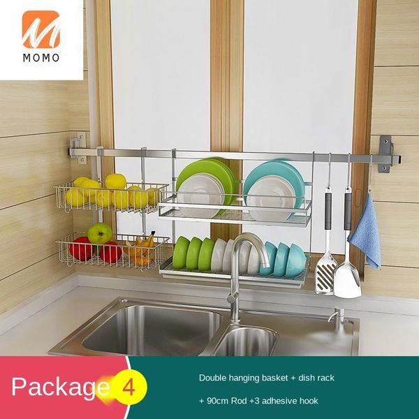 stainless steel kitchen window shelf wall hanging drying bowl draining storage dish pendant rod package bottles & jars
stainless steel kitchen window shelf wall hanging drying bowl draining storage dish pendant rod package bottles & jars