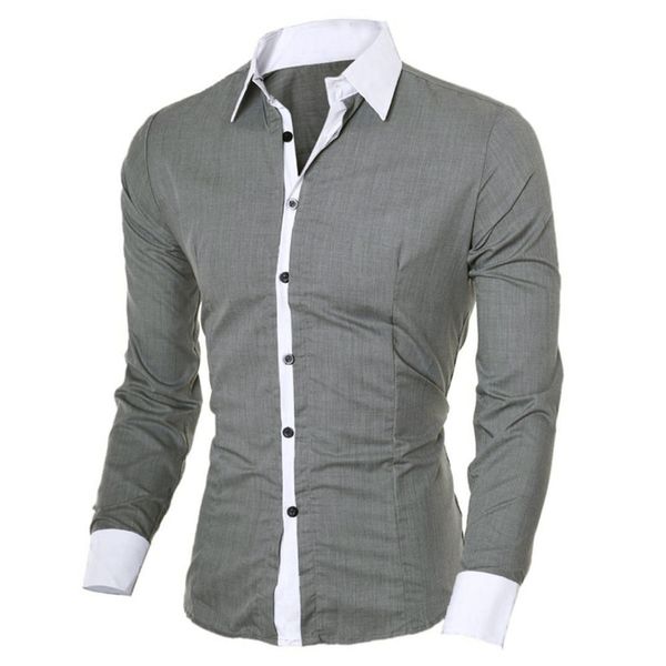 men's casual shirts brand business men dress long sleeve turn-down collar cotton stylish males social 3mdw, White;black
men's casual shirts brand business men dress long sleeve turn-down collar cotton stylish males social 3mdw, White;black