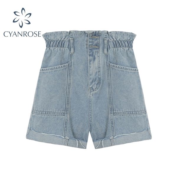 summer high waist denim shorts women casual loose ladies fashion harem ruffle elastic pocket jeans female 210515, White;black
summer high waist denim shorts women casual loose ladies fashion harem ruffle elastic pocket jeans female 210515, White;black