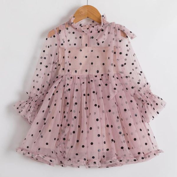 girl's dresses girls princess embroidery polka dot dress for party spring full sleeve vestidos kids children casual tulle fabrics, Red;yellow
girl's dresses girls princess embroidery polka dot dress for party spring full sleeve vestidos kids children casual tulle fabrics, Red;yellow