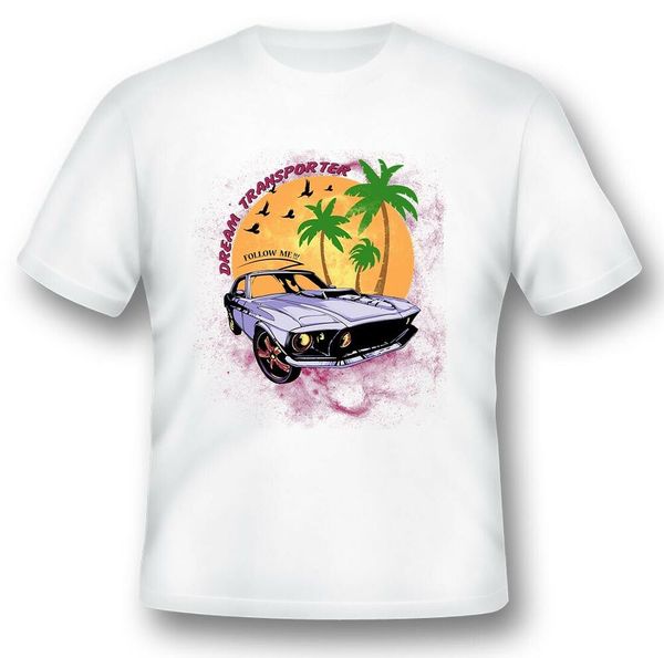 dream transporter black or white tee, White;black
dream transporter black or white tee, White;black