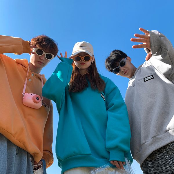 2021 spring and autumn pullover hooded sweater lazy japanese-style buttoned coat cotton, White;black
2021 spring and autumn pullover hooded sweater lazy japanese-style buttoned coat cotton, White;black