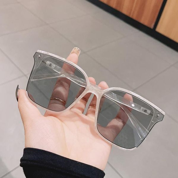 sunglasses fashion female street shooting black frame slimming trend wild decorative large, White;black
sunglasses fashion female street shooting black frame slimming trend wild decorative large, White;black