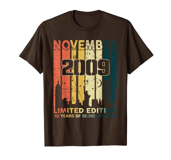vintage 10 years old gift awesome since november 2009 shirt, White;black
vintage 10 years old gift awesome since november 2009 shirt, White;black