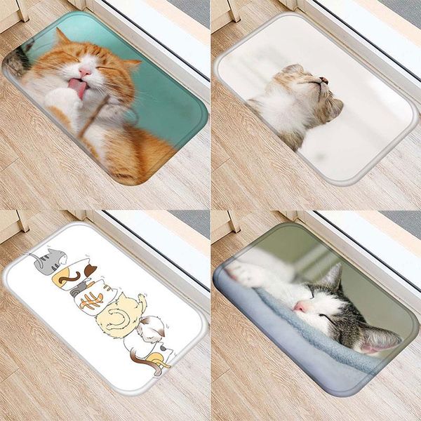 carpets indoor anti-slip doormat cute cat printed mat for door entrance bathroom/living room/bedroom hallway floor carpet 40*60cm 1pc
carpets indoor anti-slip doormat cute cat printed mat for door entrance bathroom/living room/bedroom hallway floor carpet 40*60cm 1pc