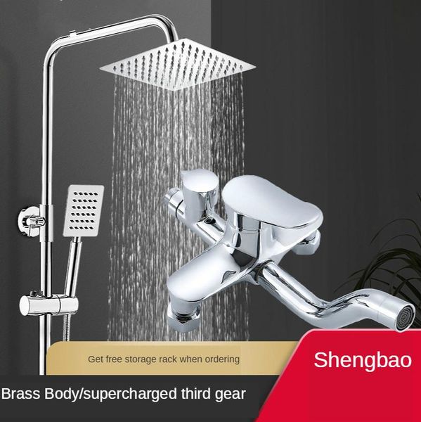 factory direct copper body into the wall shower pressurized suit household stainless steel faucet rain bathroom sets
factory direct copper body into the wall shower pressurized suit household stainless steel faucet rain bathroom sets